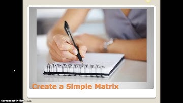 Memory Matrix: A Classroom Assessment Technique