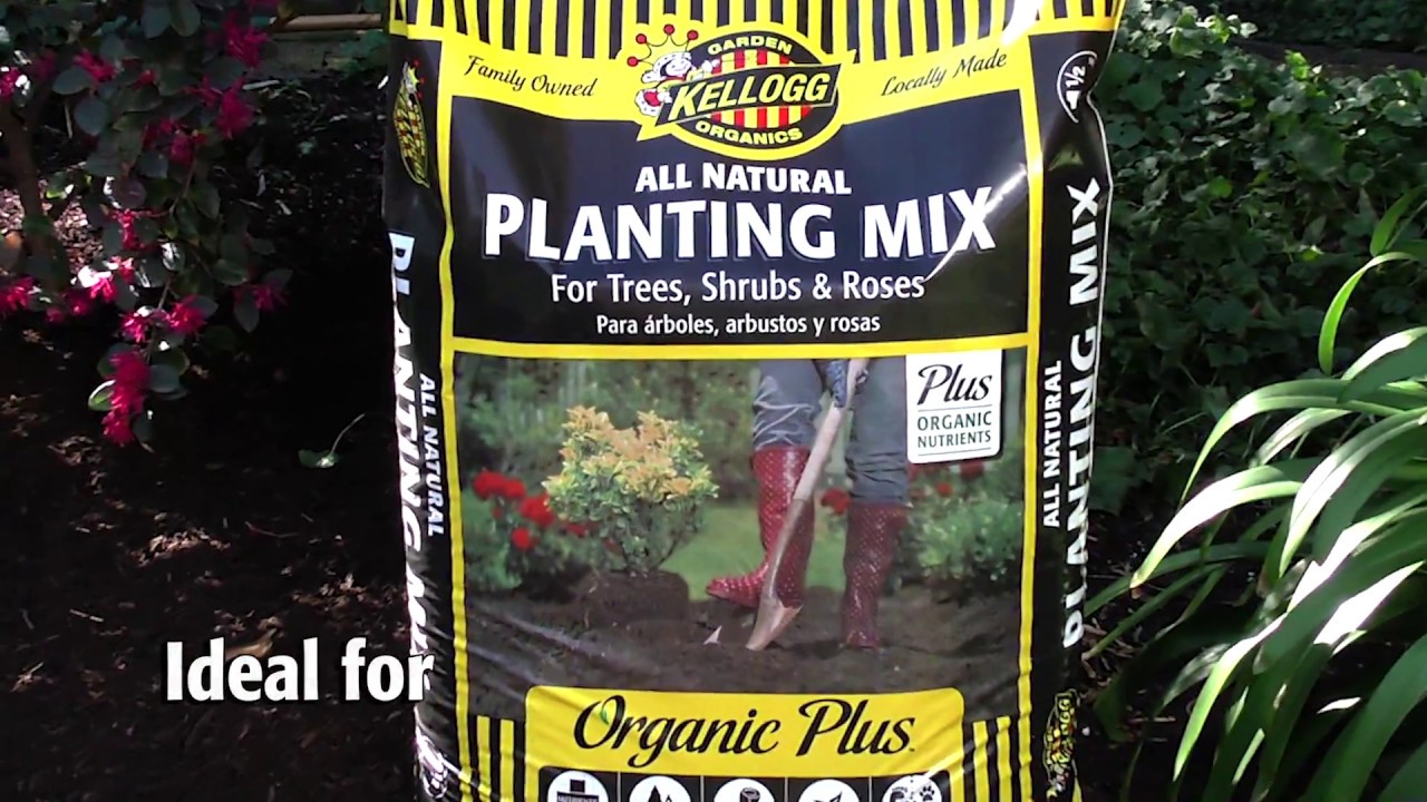 Kellogg Garden Organics All Natural Planting Mix Youtube