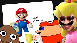 Mario Drinking Resimi