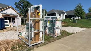 Window & Door Stack Racks 800-763-9030 RackandShelf.com