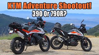 KTM Adventure Shootout! 390 or 790R?