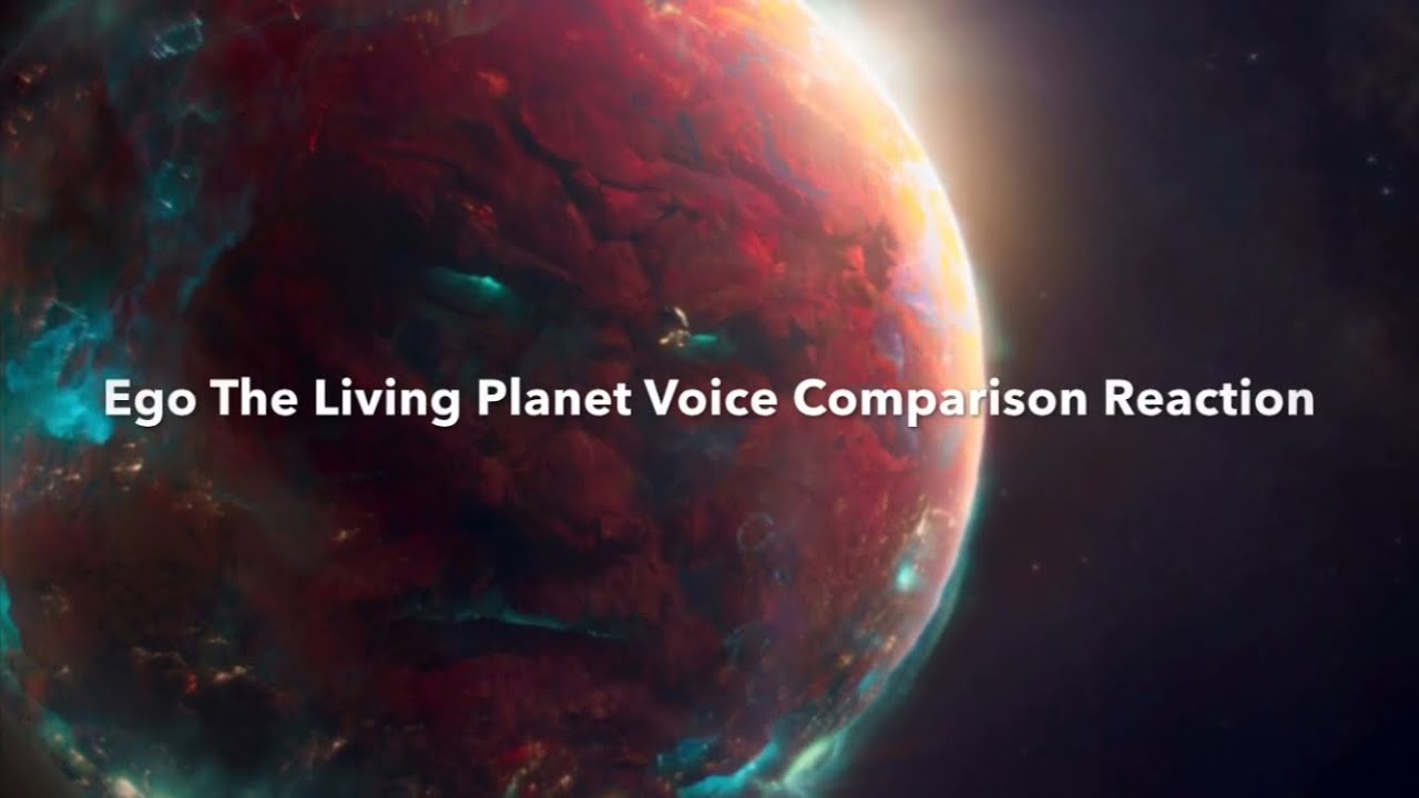 Ego The Living Planet Voice Comparison Reaction - YouTube