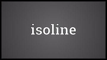Isoline Meaning