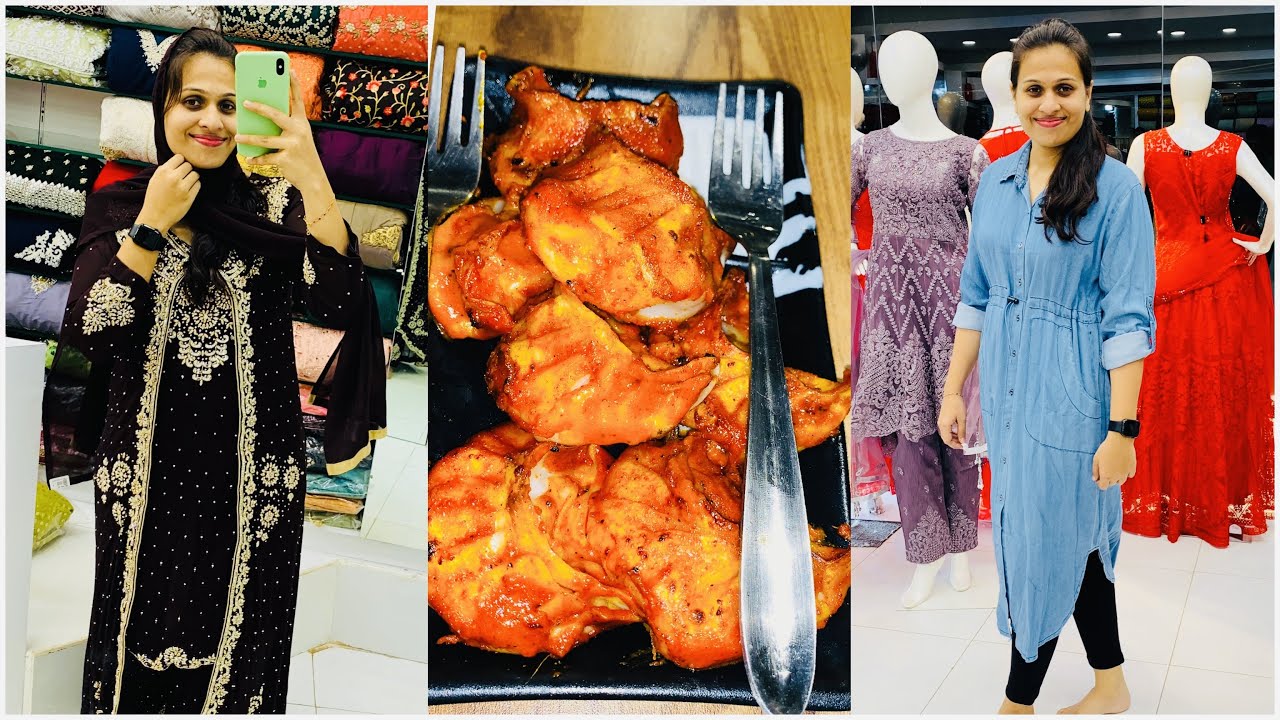 🔅ഭക്ഷണം കഴിക്കാൻ  ആണോ ഷോപ്പിംഗ് ആണോ കൂടുതൽ ഇഷ്ട്ടം⁉️❗️| tandoori momos | chicken | Lovey’s boutique