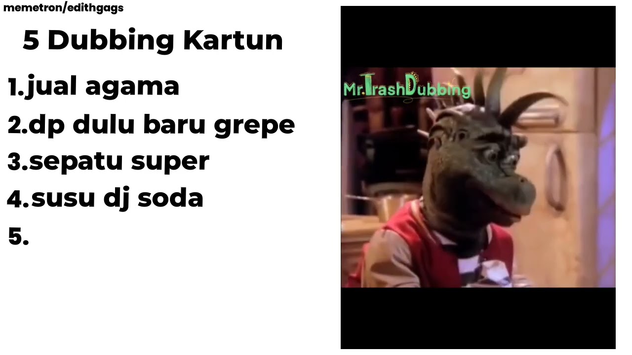 5 DUBBING KARTUN Lagi Nggih😤