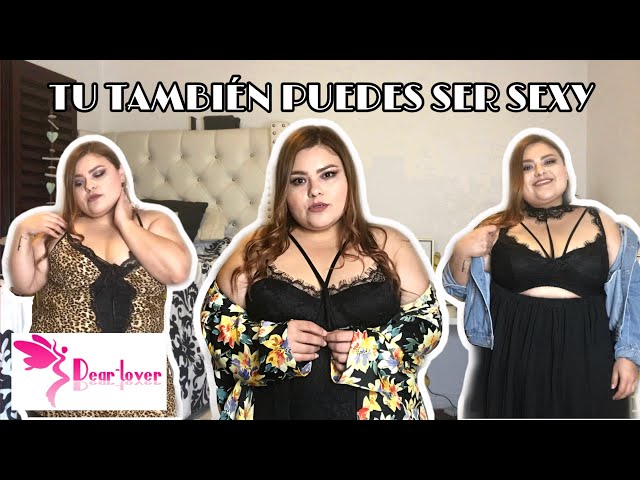 PLUS SIZE LINGERIE LENCERIA PARA GORDITAS CURVY TRY ON HAUL FT. Dear Lover  Wholesale 