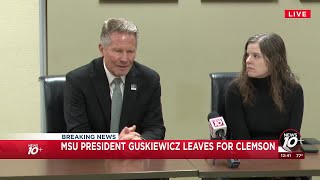 President Guskiewicz leaving MSU for Clemson