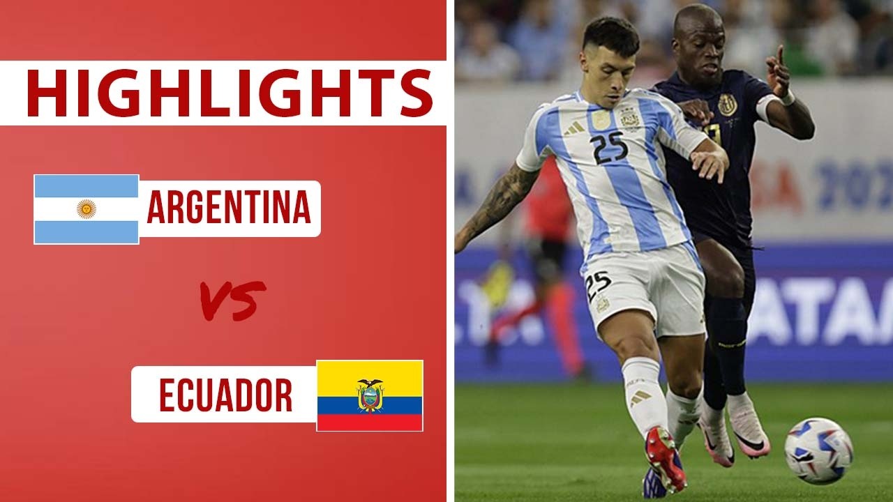 ARGENTINA vs ECUADOR | COPA AMERICA | The Goalkeeper Turns Hero.