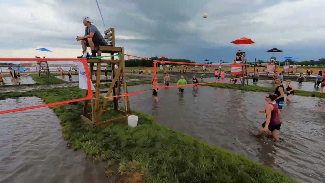 Event webcasting with drone FPV style.