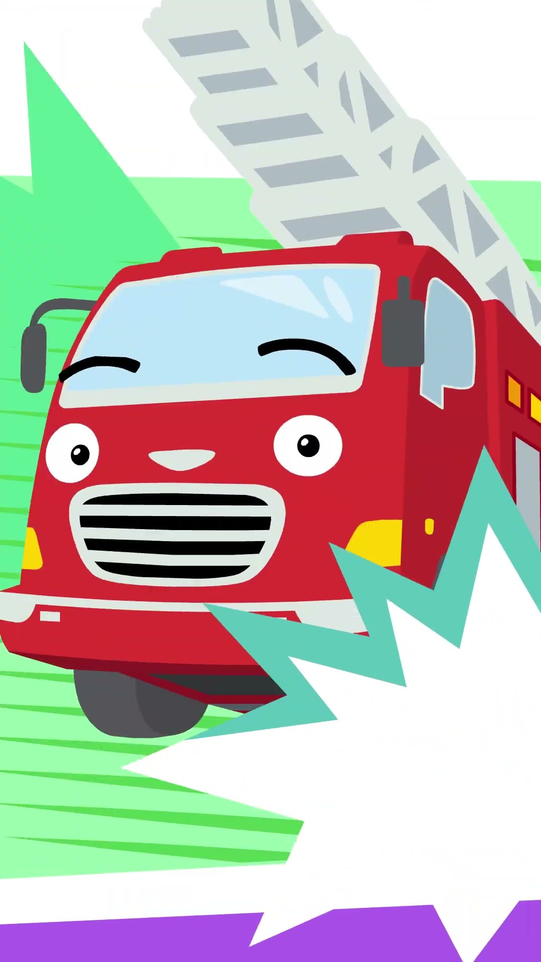 Color Quiz show with Frank the fire truck! #Shorts #TayotheLittleBus