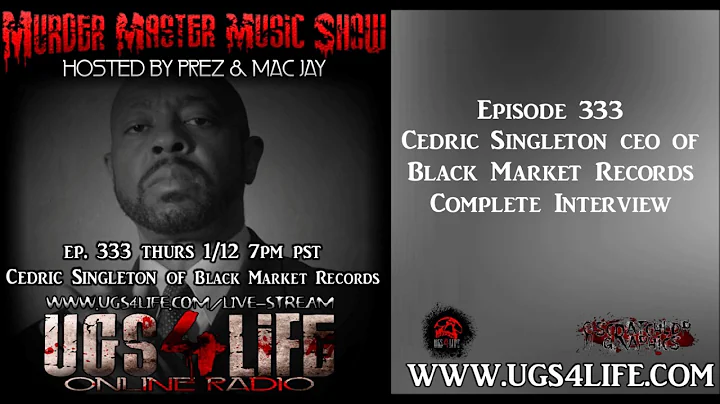EP 333 CEDRIC SINGLETON OF BLACK MARKET RECORDS CO...