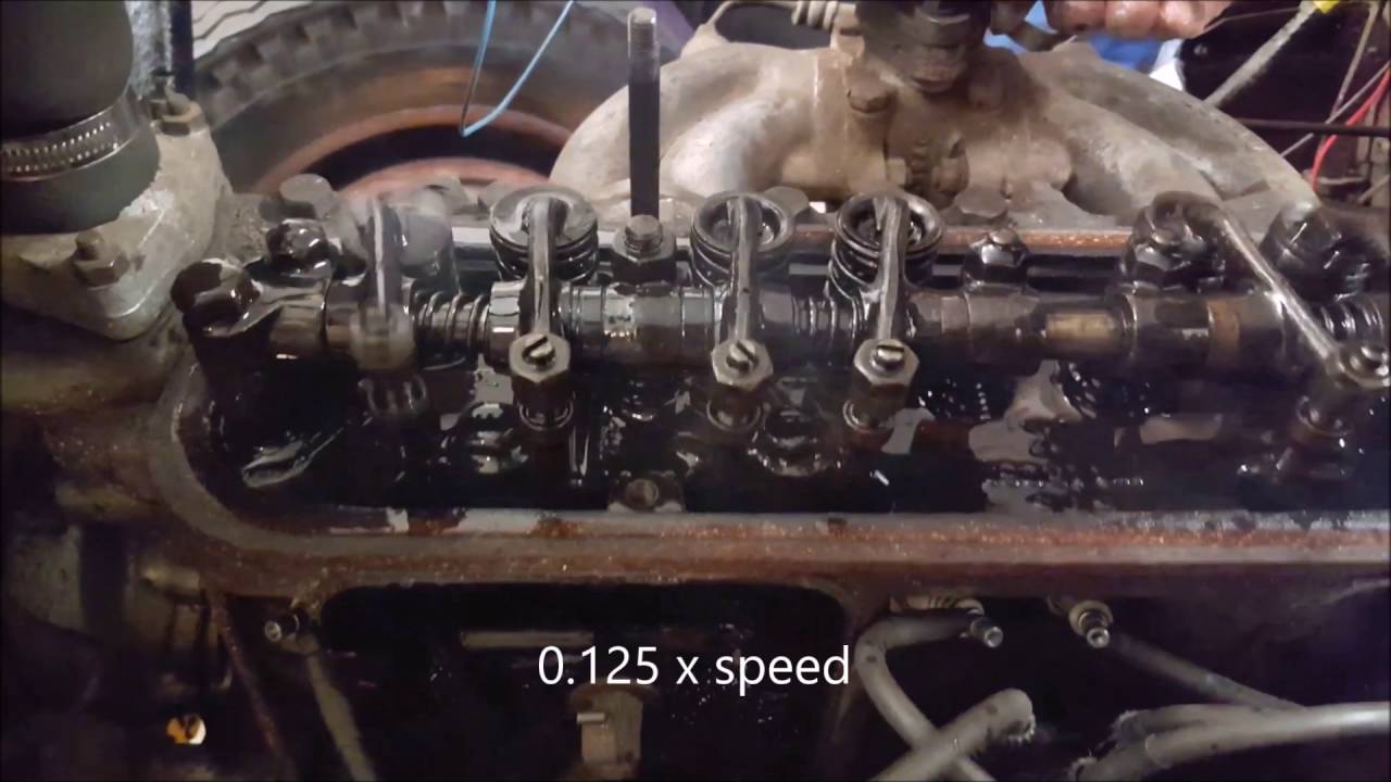 Rover P2 engine knock in slow motion YouTube