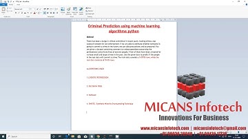 CRIMINAL PREDICTION USING MACHINE LEARNING ALGORITHMS PYTHON PROJECT