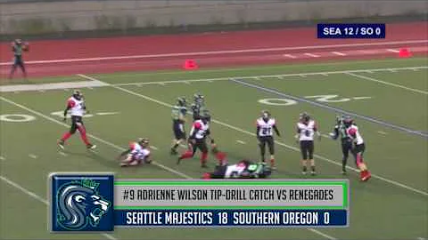 Adrienne Wilson Makes Tip-Drill Catch vs Lady Rene...