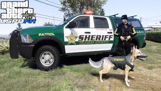 GTA 5 LSPDFR | Blaine County Sheriff | K-9 Patrol #LSPDFR #1440P