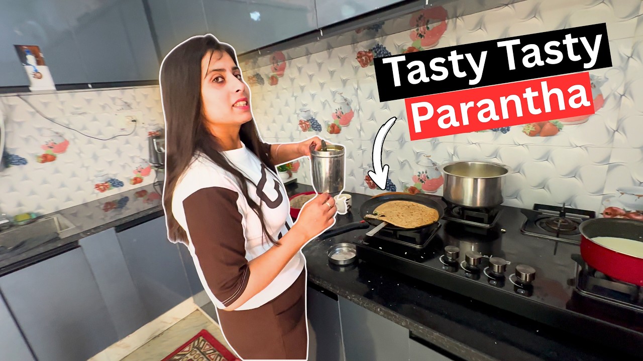 Aaj Maine banae Tasty Tasty Gobhi ke Paranthe
