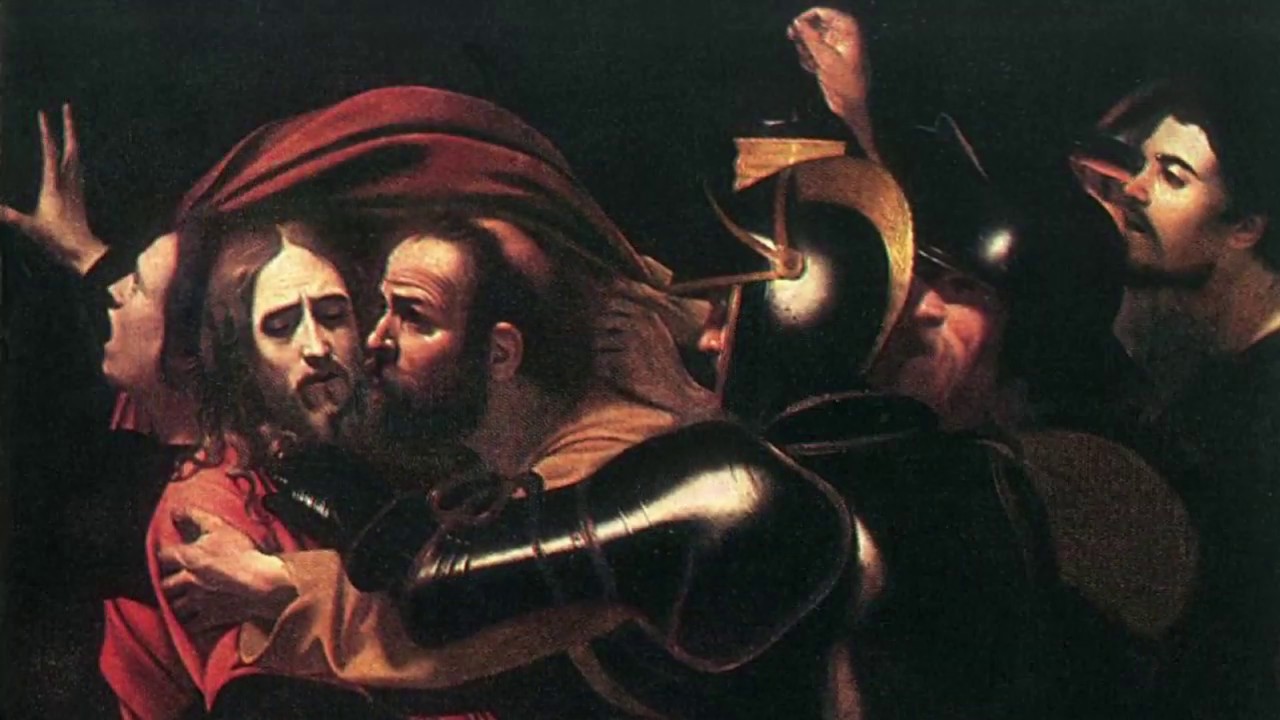 Поцелуй иуды картина караваджо описание