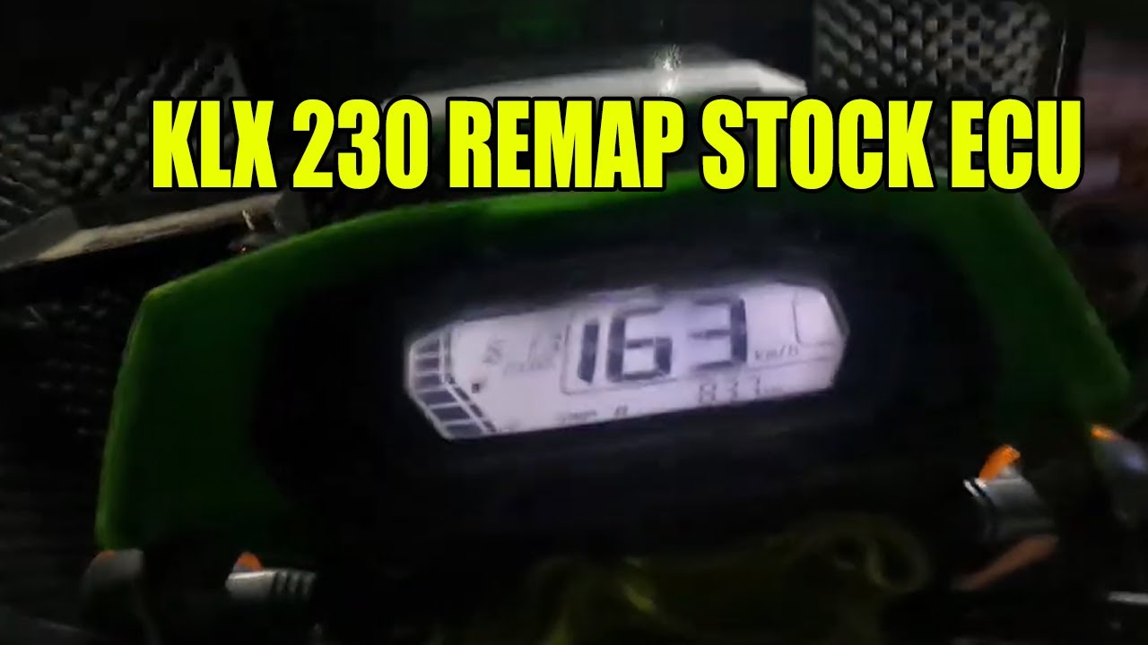Remap Rpm KLX230 Stokc ECU remap Reflash 11000 max rpm WOW! - YouTube
