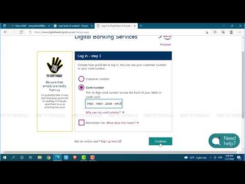 How To Login Royal Bank Of Scotland Digital Banking Account 2022 | rbs.co.uk Online Banking Sign In