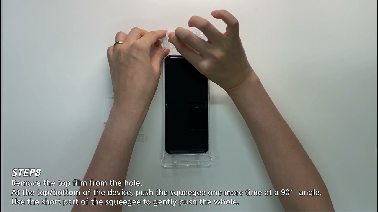 Newest Tutorial Instalation Whitestone Dome Silk Samsung Z Flip 3 YouTube