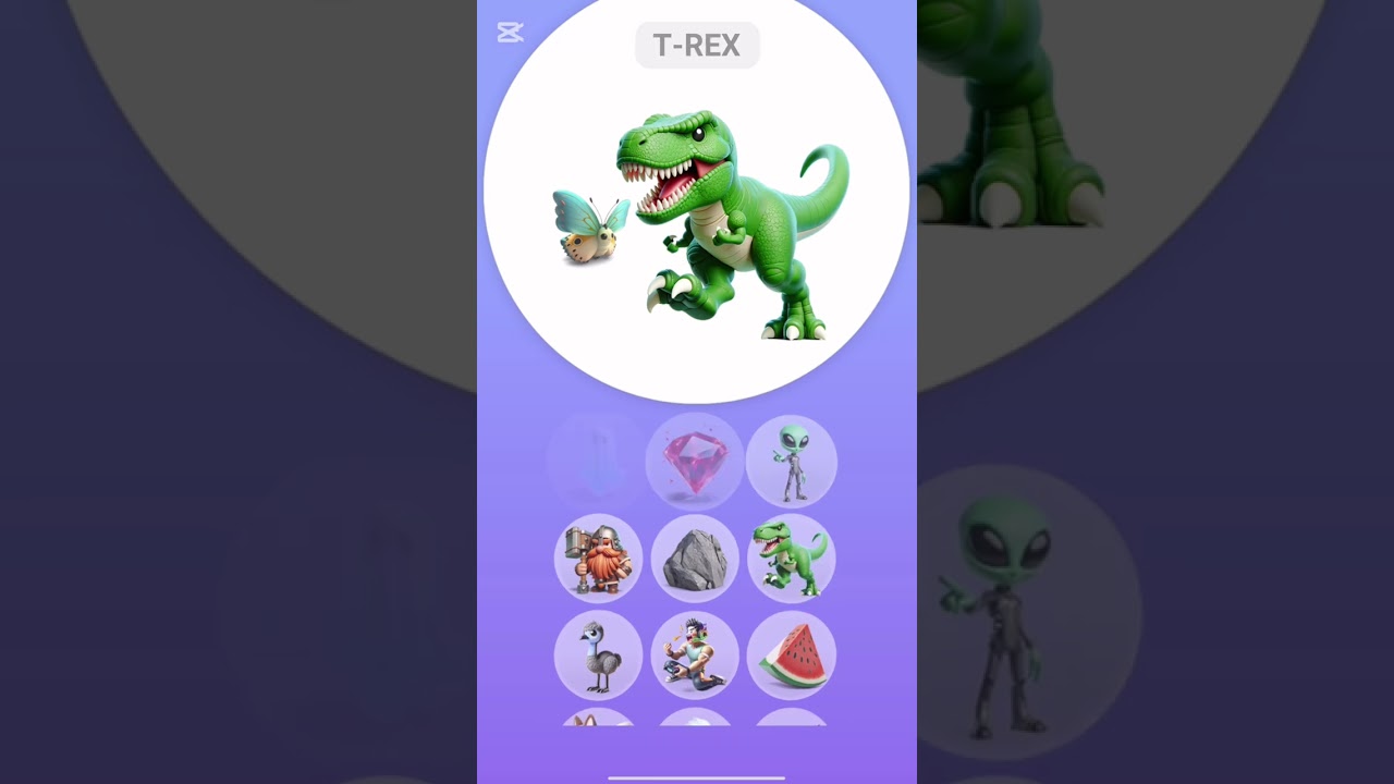 Butterfly + T-rex |Animash| YouTube Shorts 