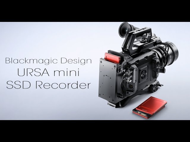 Ursa mini SSD recorder Blackmagic design review