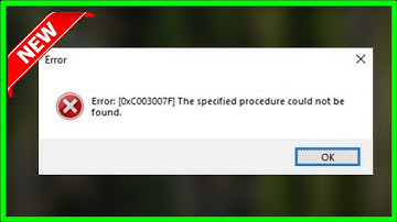 Rufus Error: [ 0xc003007f ] - The Specified Procedure Could Not Be Found - 2022 - Fix - Windows