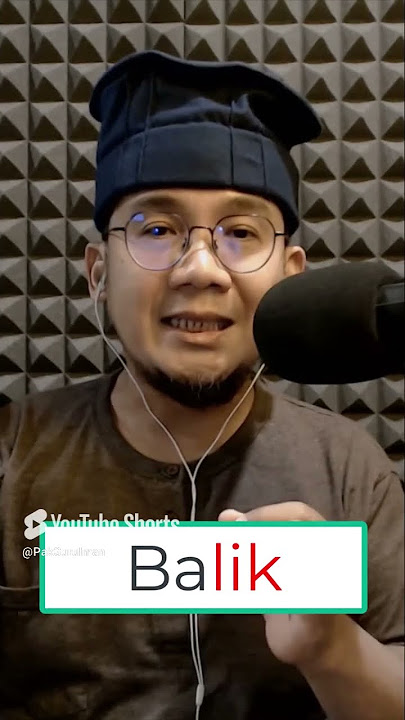 How to Pronounce Balik In Indonesian #learnindonesian
