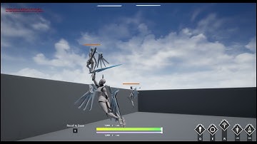 Unreal Engine 4 Ground And Flying Combat System Preview (Bow & Sword)
