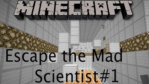 Minecraft Puzzle Map- Escape the Mad Scientist (Part 1)