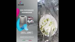 Waste Less Water And Energy With Evvoli Dishwasher