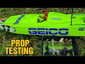 Upgrade prop Testing Proboat 17" Power Boat Racer