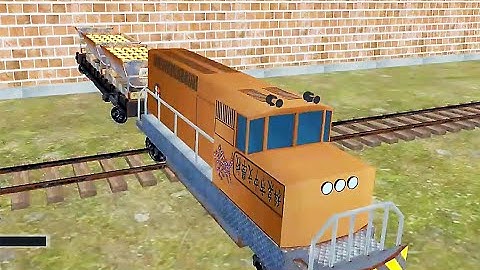 Gold Free Train Simulator Game: Offroad Driving - Level 6 Fail Because Stuck Bug
