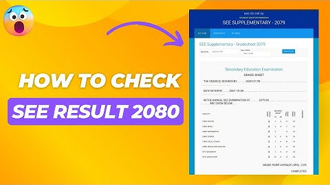 How To Check SEE Result 2080 With Marksheet | SEE Result Update | Neb See Result