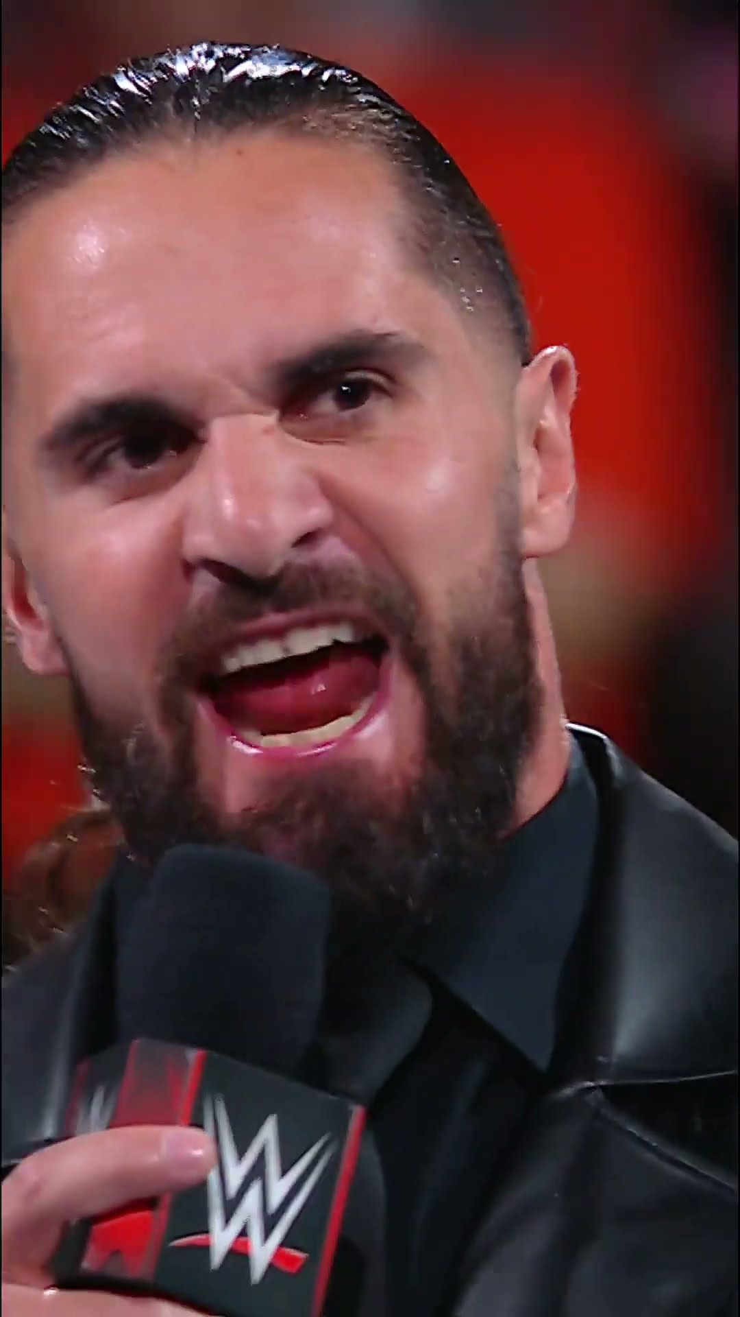 Seth Rollins is not holding back on CM Punk tonight… ? #WWERaw
