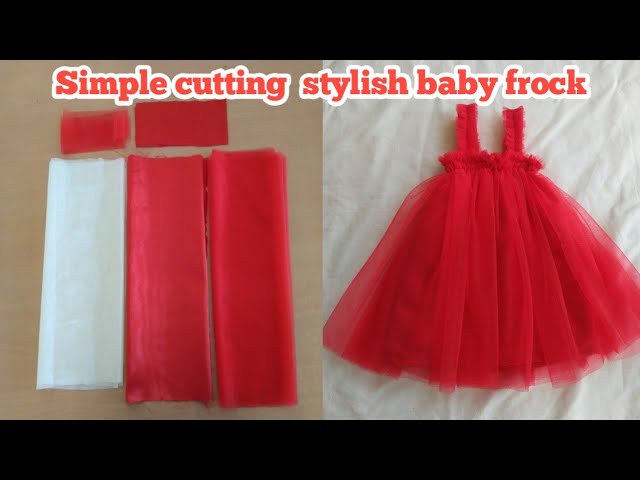 Umbrella Cut Baby Frock, Baby Frock Cutting and Stitching for 4 to 5 year -  Designer Sewing by Jyoti