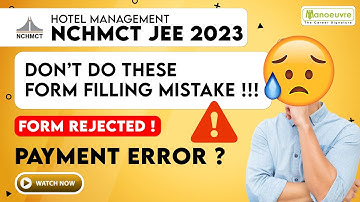 NCHMCT JEE 2023 - Don