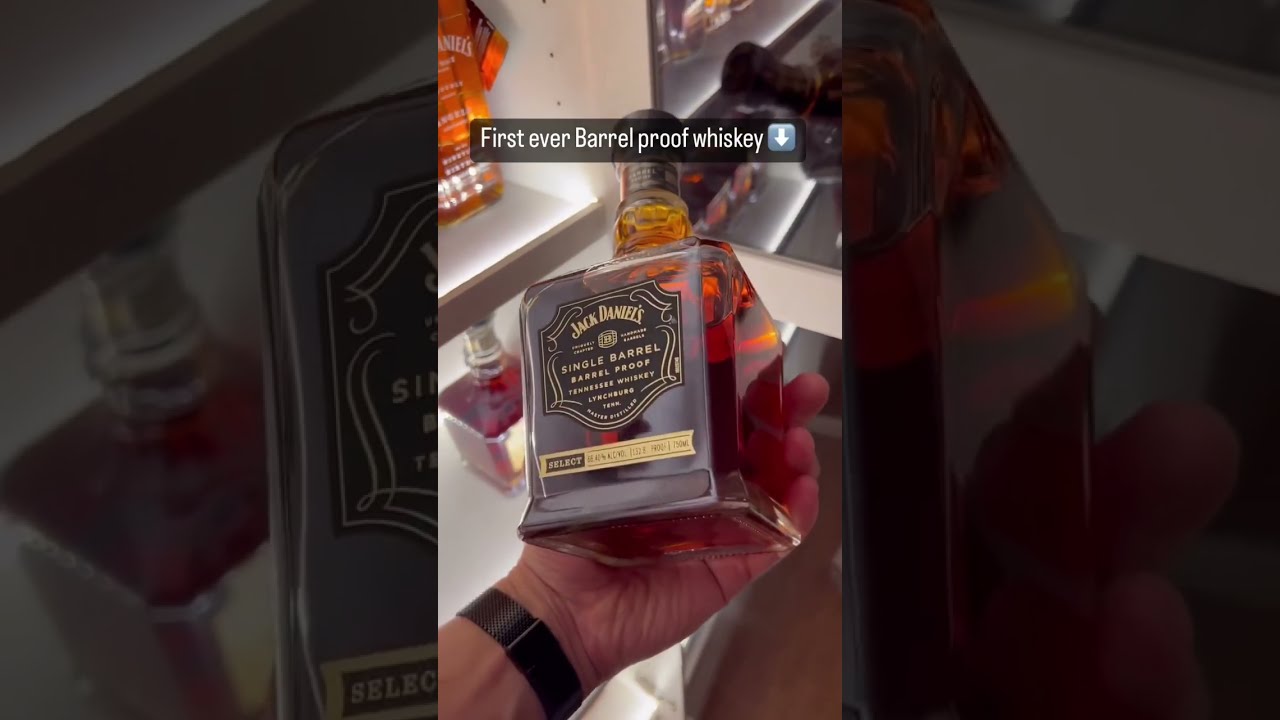 Must watch this. First ever Barrel Proof whiskey from Jack Daniels distillery. 