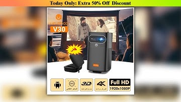 Vevshao V30 1080p — Unboxing (2025): Vevshao V30 1080p Portable LED DLP Projector With