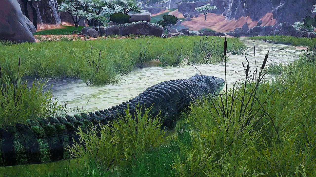 Жизнь гигантского нильского крокодила...