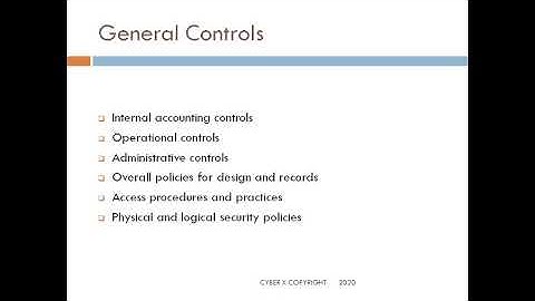 CISA: DOMAIN 1 PART 5 TYPES OF CONTROLS