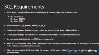 SCCM 2012 - SQL Server Requirements (tr)