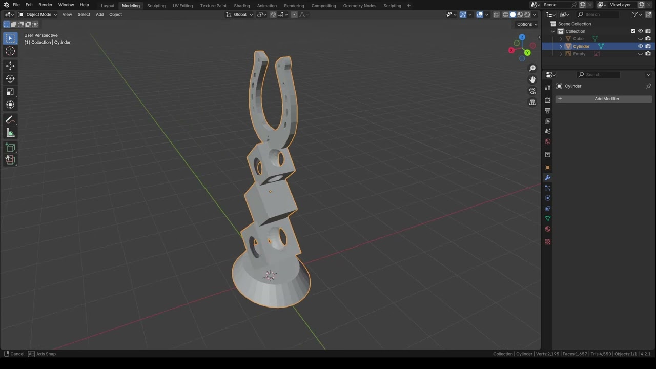 Erasmus+ Model Your Future - 3D modelling exhibition - Maia-Gabriela - Knight