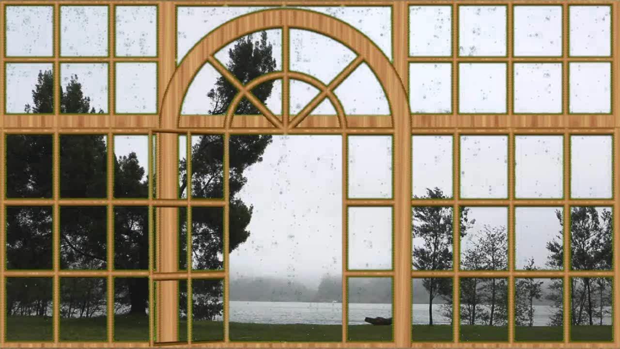 ▶️ Rain And Gale Force Winds. Wind Rain White Noise. 10 Hours. 🌏