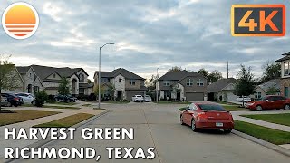 Harvest Green Neighborhood in Richmond, Texas! Drive with me!