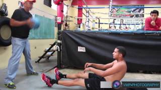 Entrenamiento de Abner Pin Cotto