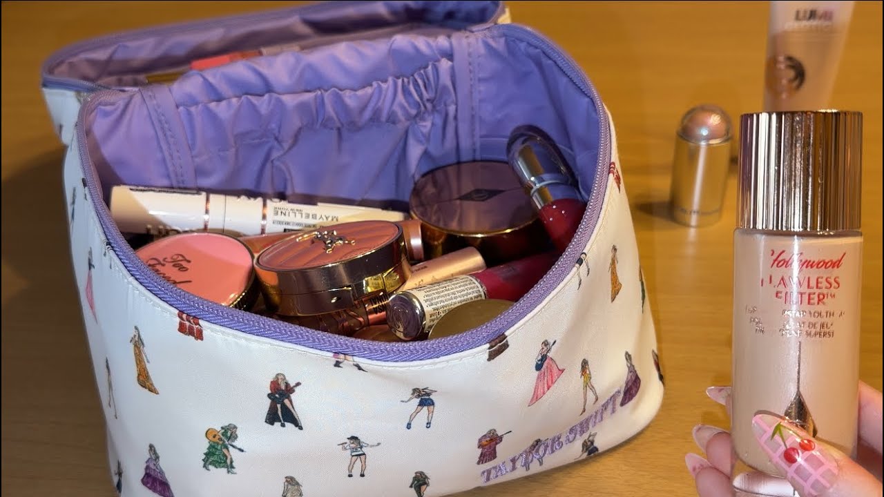 ASMR What’s In My Makeup Bag ( Products I love & hate ) 🫧💕