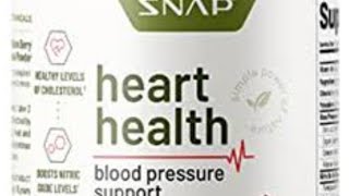 Supplement That Worked to Lower My Blood Pressure Instantly Snap Heart Health Blood Pressure Support