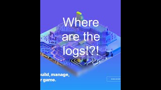 Logs not showing in Game Server Hosting #shorts
