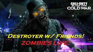 CALL OF DUTY: COLD WAR ZOMBIES LIVE GAMEPLAY (HD) w/ Friends! (Not pros)